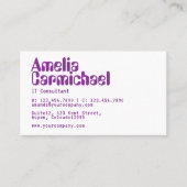 IT Informatietechnologie Consultant Visitekaartje (Voorkant)