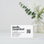 IT Informatietechnologie Consultant Visitekaartje (Staand voorkant)