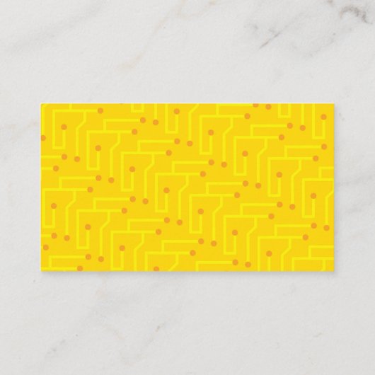 IT Informatietechnologie Consultant Visitekaartje (Achterkant)