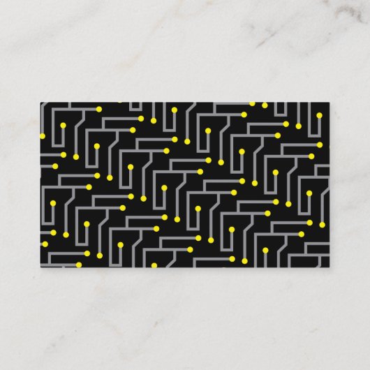 IT Informatietechnologie Consultant Visitekaartje (Achterkant)