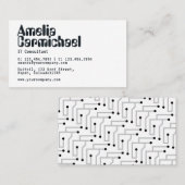 IT Informatietechnologie Consultant Visitekaartje (Voorkant / Achterkant)