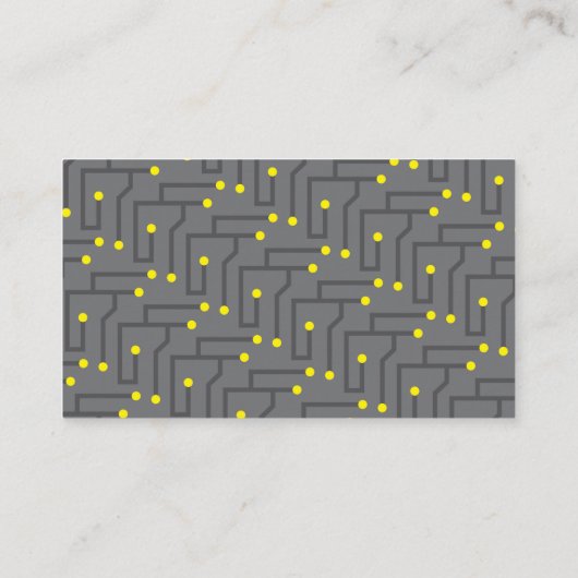 IT Informatietechnologie Consultant Visitekaartje (Achterkant)