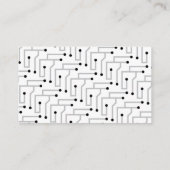 IT Information Technology Consultant QR-code Visitekaartje (Achterkant)