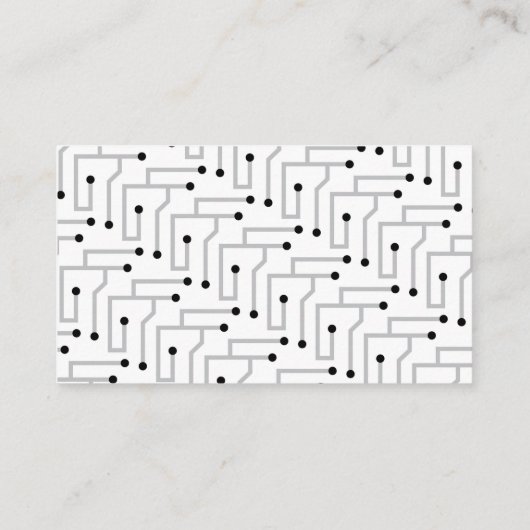 IT Information Technology Consultant QR-code Visitekaartje (Achterkant)