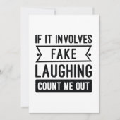 It Involves Fake Laughing Bedankkaart (Voorkant)
