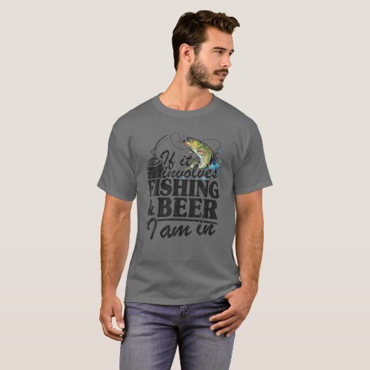 It Involves Fishing T-shirt (Voorkant volledig)