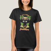 It Is 5 O´Clock Somewhere Drinking Bombay Cat T-shirt (Voorkant)
