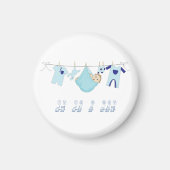 It is a Boy  Baby shower Magneet (Voorkant)