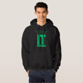 IT is afhankelijk programmeur software ingenieur I Hoodie (Voorkant volledig)