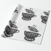 It Is Always Coffee Time Cadeaupapier (Uitgerold)