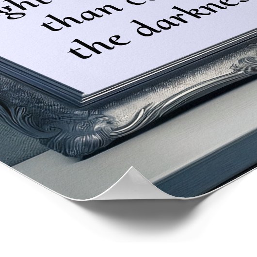 It is better to light a candle poster (Hoek)