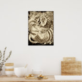 IT IS FINISHED - Lion Of Judah Vs. Winged Serpent Poster (Keuken)