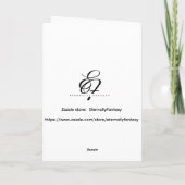 It is finished - Ressurection Easter Greeting card Kaart (Achterkant)