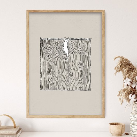 It Is Finished,  Veil is torn, Matthew 27_51, Holy Poster