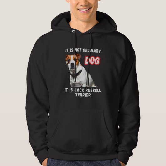 It is not oridinary dog It is Jack Russel Hoodie (Voorkant)