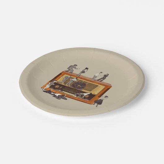 It is only Rock & Roll Papieren Bordje (Gekanteld)