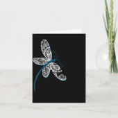 It Is Well With My Soul Dragonfly Chirtian Quote  Kaart (Voorkant)