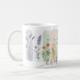 It Is Well With My Soul Floral Mug Koffiemok