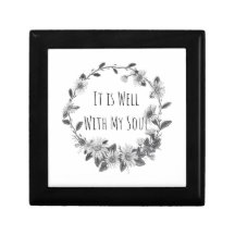 It Is Well With My Soul Keepsake Jewelry Box