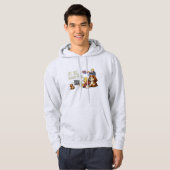 It Is What It Is – Funny Dog Illustration  Hoodie (Voorkant volledig)