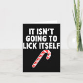 It Isnt Going To Itself Candy Cane Christmas Coupl Kaart (Voorkant)