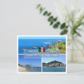 IT Italië - Abruzzen - San Vito Chietino - Briefkaart (Staand voorkant)