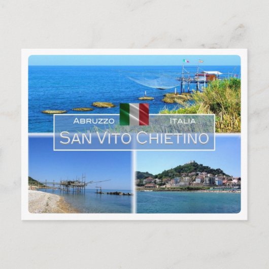 IT Italië - Abruzzen - San Vito Chietino - Briefkaart (Voorkant)