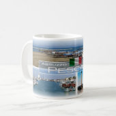 IT Italië - Abruzzo - Pescara - Koffiemok (Voorkant links)