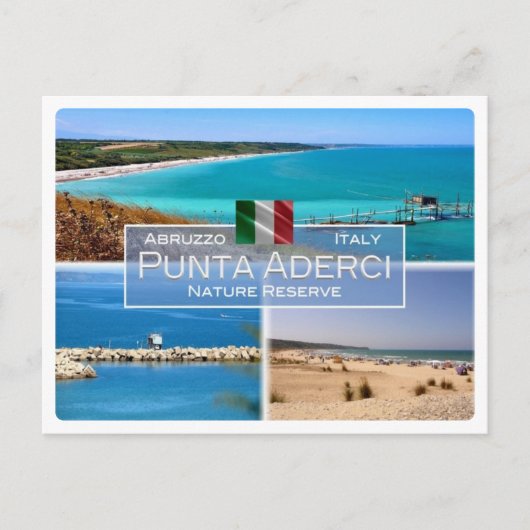 IT Italië - Abruzzo - Punta Aderci - Briefkaart (Voorkant)