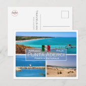 IT Italië - Abruzzo - Punta aderci - Briefkaart (Voorkant / Achterkant)