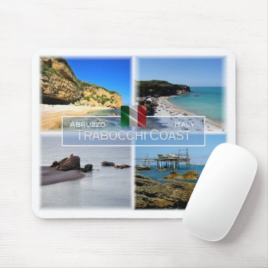 IT Italië - Abruzzo - Trabocchi kust - Muismat (Met muis)