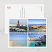 IT Italië - Apulië - Apulië - Monopoli - Briefkaart (Voorkant / Achterkant)