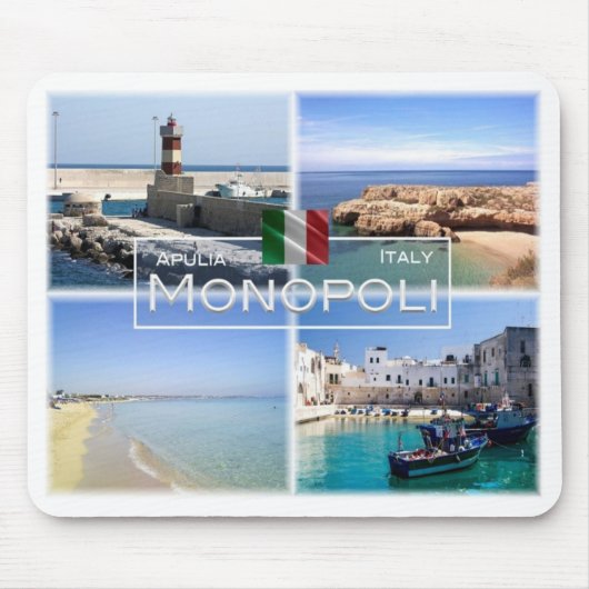 IT Italië - Apulië - Monopoli - Muismat (Voorkant)