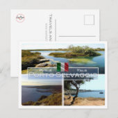 IT Italië - Apulië - Porto Selvaggio - Briefkaart (Voorkant / Achterkant)