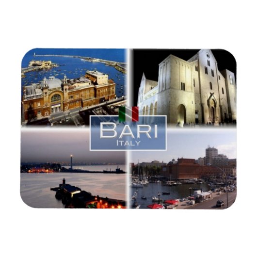 IT Italië - Bari - Magneet (Horizontaal)