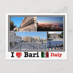 IT Italië - Bari - Mozaïek - Briefkaart