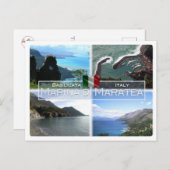 IT Italië - Basilicata - Marina di Maratea - Briefkaart (Voorkant / Achterkant)