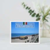 IT Italië - Basilicata - Metaponto - Briefkaart (Staand voorkant)