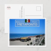 IT Italië - Basilicata - Metaponto - Briefkaart (Voorkant / Achterkant)