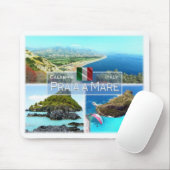 IT Italië - Calabrië - Praia a Mare - Dino Island Muismat (Met muis)