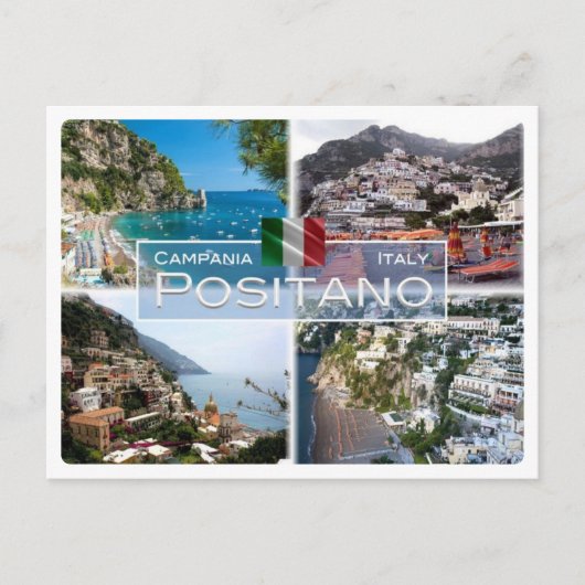 IT Italië - Campania - Positano - Briefkaart (Voorkant)
