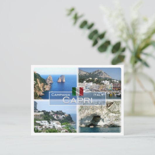 IT Italië - Campanië - Capri - Briefkaart (Staand voorkant)