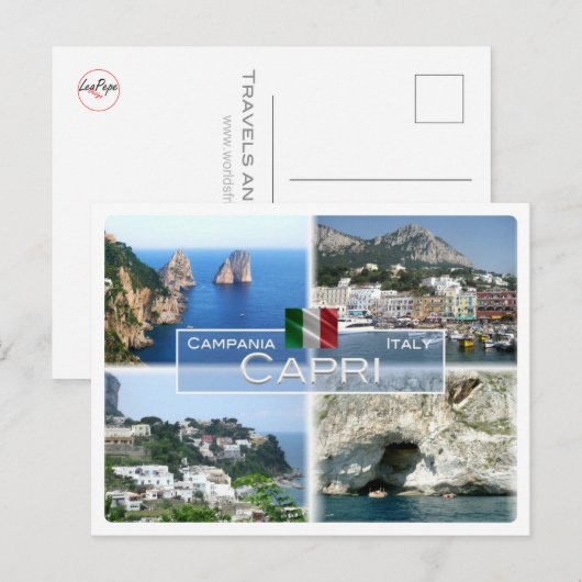 IT Italië - Campanië - Capri - Briefkaart (Voorkant / Achterkant)