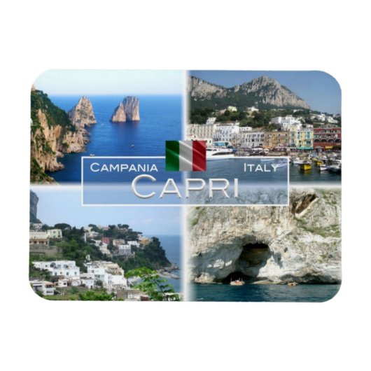 IT Italië - Capri - I Faraglioni - Marina Grande - Magneet (Horizontaal)