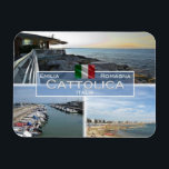 IT Italië - Cattolica - Magneet<br><div class="desc">Hier vind je het souvenir van je vakantie. Deze categorie bevat patchmagneten van vele plaatsen. Dit afbeelding bevat een afbeelding van de volgende plaatsen: Emilia Romagna - Cattolica - Porto Turistico. Druk vrienden en familie met unieke souvenirs uit de grote reis! Probeer ons!</div>