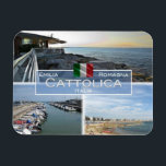 IT Italië - Cattolica - Magneet<br><div class="desc">Hier vind je het souvenir van je vakantie. Deze categorie bevat patchmagneten van vele plaatsen. Dit afbeelding bevat een afbeelding van de volgende plaatsen: Emilia Romagna - Cattolica - Porto Turistico. Druk vrienden en familie met unieke souvenirs uit de grote reis! Probeer ons!</div>