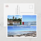IT Italië - Emilia Romagna - Rimini - Briefkaart (Voorkant / Achterkant)