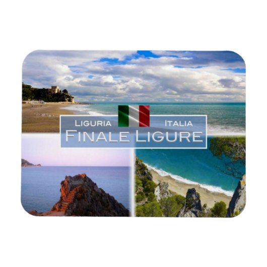 IT Italië - Finale Ligure - Castelletto - Magneet (Horizontaal)