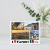 IT Italië - Florence Firenze - Briefkaart (Staand voorkant)