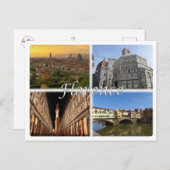 IT Italië - Florence Firenze - Briefkaart (Voorkant / Achterkant)